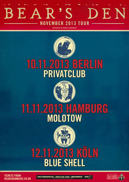 Bear's Den: November Tour 2013