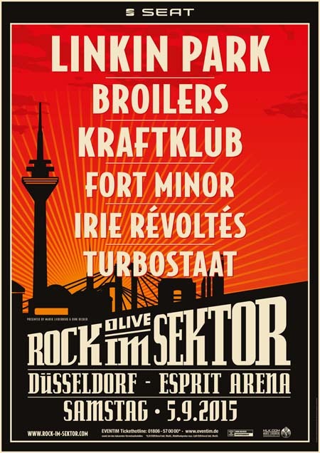 Rock im Sektor: Linkin Park, Broilers, Kraftklub, Fort Minor, Irie Révoltés & Turbostaat - 2015