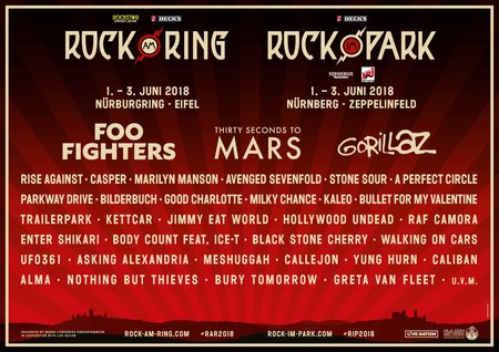 Rock am Ring: 01. - 03. Juni 2018